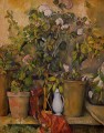 Plantas En Maceta Paul Cezanne Impresionismo Flores